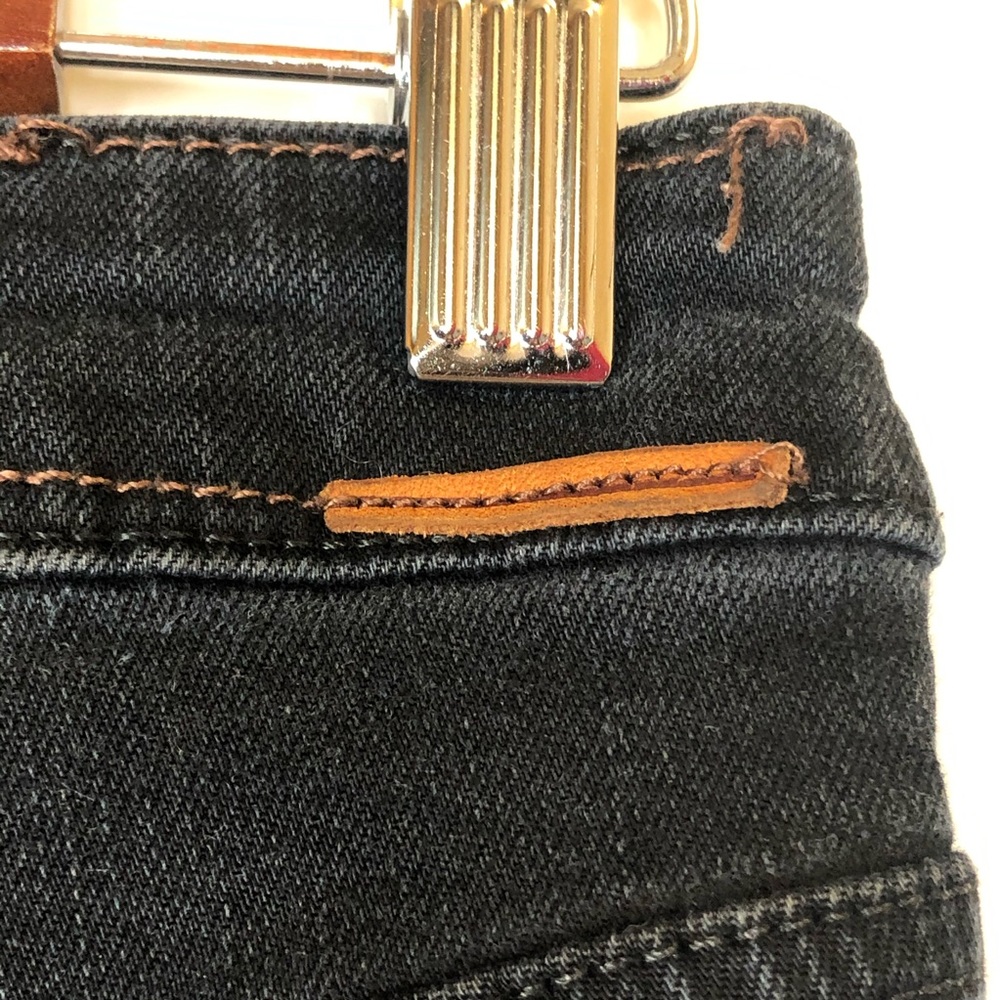 EUC Acne Black Hex Basement Frayed Hem Skinny Jean - Picture 6 of 10